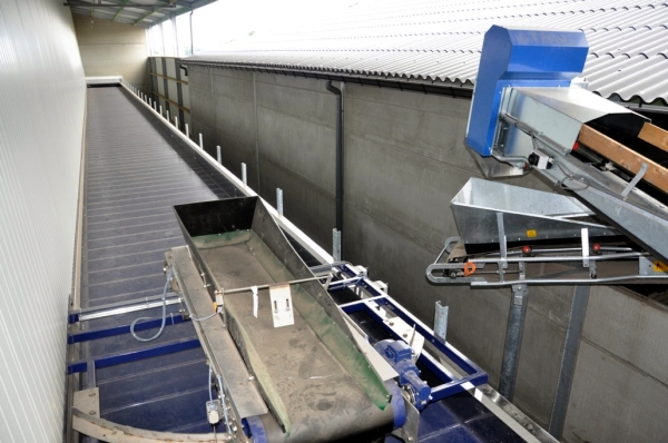 Poultry manure dryer 36 meters long